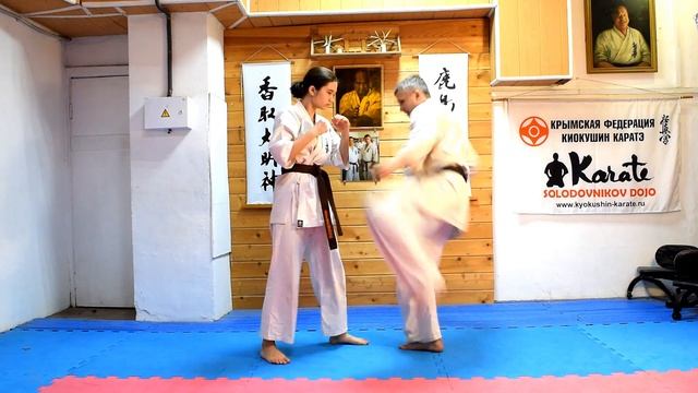 Отвлекающие удары Киокушин Каратэ | Distracting blows of Kyokushin Karate смотреть онлайн