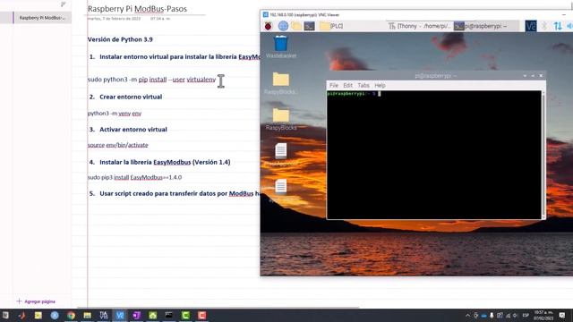 Comunicación MODBUS TCP entre Raspberry Pi y PLC S7-1200 usando Python смотреть онлайн