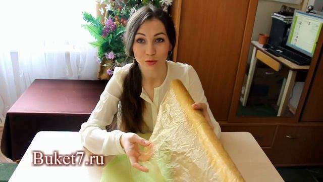 Букеты из конфет. Нужно ли обрабатывать органзу? смотреть онлайн