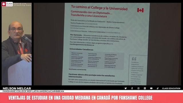 EXPO Canada Education 2022 - Ventajas de estudiar en ciudad mediana en Canadá por Fanshawe College. смотреть онлайн