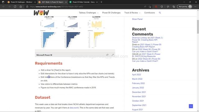 Power BI WoW Exercise 3 - Slicer Interaction Settings | Searching in Slicer | Single & Multi Select смотреть онлайн
