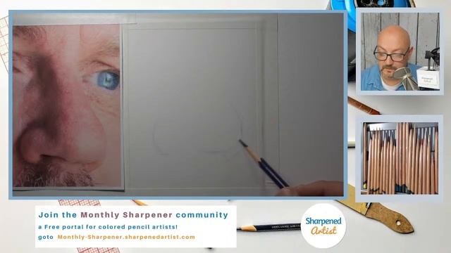 Nose Study - video 1 - Shelter-In-Place CP Drawing Stream смотреть онлайн