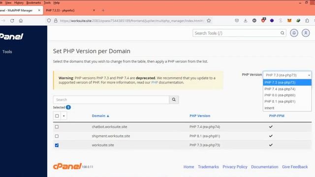 HOW TO CHANGE PHP VERSION IN CPANEL смотреть онлайн