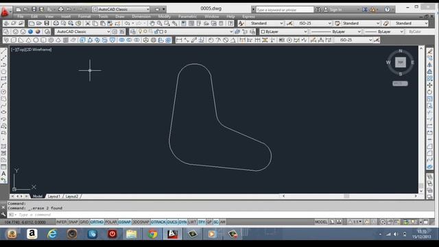 AutoCAD 2013 construção de peça em 2d e 3d смотреть онлайн