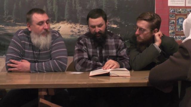 Занятие после Богослужения, собрания и трапезы. 06.12. 2015 смотреть онлайн