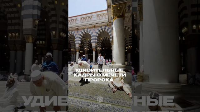 УДИВИТЕЛЬНЫЕ КАДРЫ С МЕЧЕТИ ПРОРОКА смотреть онлайн