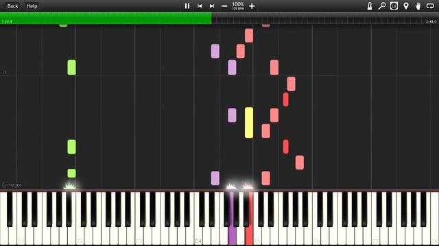 Death Note - L's Theme B Synthesia Piano MIDI смотреть онлайн