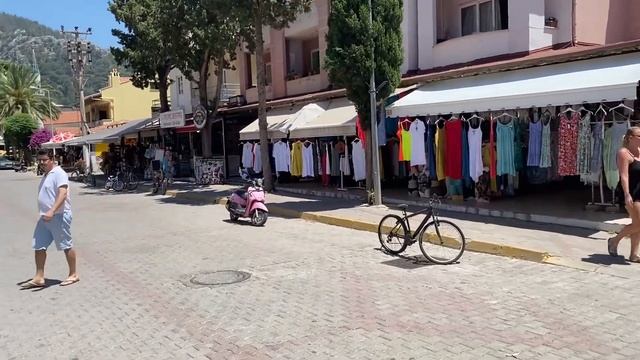 Walking Tour of Turunc Resort, Marmaris, Turkey. смотреть онлайн