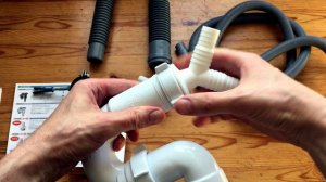 Адаптеры для подключения 2-х сливов от стиральной и посудомоечной машин в канализацию А-4240/А-5250.