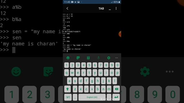 Arithmetic operations in python language | future charan смотреть онлайн
