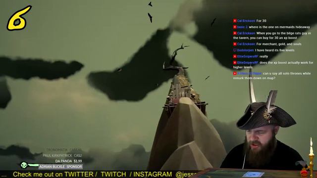Throne Bonez - Sea Of Thieves - Funny Moments From Twitch (lolpiratez) смотреть онлайн