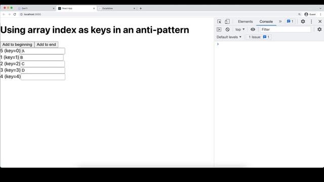 Do Not Use Array Index as Keys (in Hindi) - opendevs смотреть онлайн