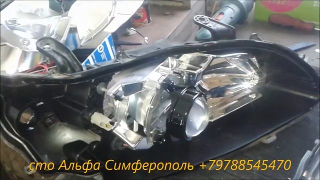 Ремонт герметизация устранение запотевания востановление крепежей тюнинг фар авто Subaru Симферопол смотреть онлайн