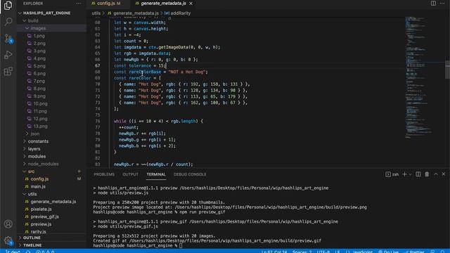 Create 10000 generative NFTs / Artworks with code part 10 смотреть онлайн