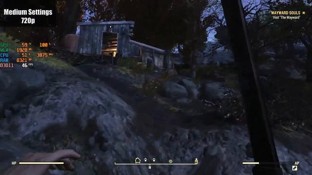 Fallout 76 | Ryzen 5 3400g + Vega 11 + 16gb DC (3200mhz) | Low to HIGH - 720p смотреть онлайн