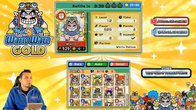 Playing Wario Kard & Collecting ALL RARE CARDS in WarioWare Gold! ?LIVE! смотреть онлайн