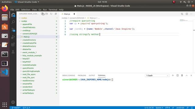 How To Convert JSON Object Into Query String In Node JS | Java Inspires смотреть онлайн
