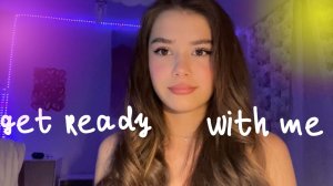 get ready with me| лёгкие кудри и вечерний макияж