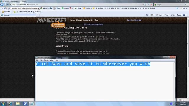 [OUTDATED] Downloading Minecraft for Windows 7 смотреть онлайн