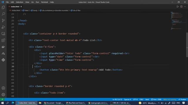 Part-1 | Todo list Web App using Python Flask Javascript and Mysql stack | Responsive UI bootstrap смотреть онлайн