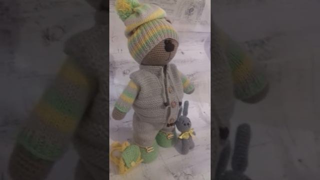 Мишка в стиле тильда крючком смотреть онлайн