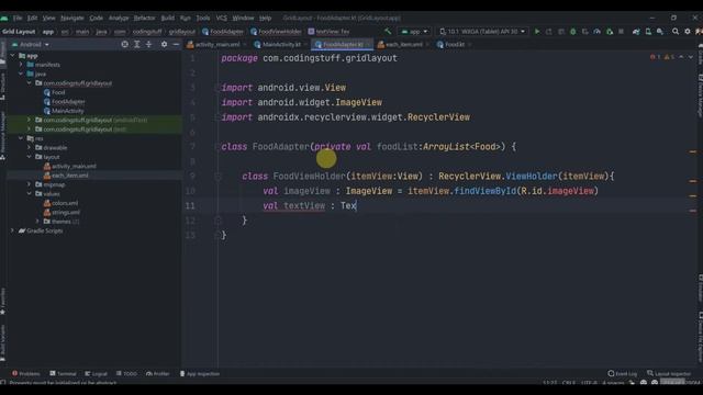 How to Implement Grid RecyclerView in Kotlin : ( Android Tutorial 2022 ) смотреть онлайн