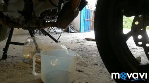 Замена масла в двигателе Honda NC 700 X