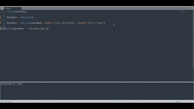 R Officer - Power Point, slide basics смотреть онлайн