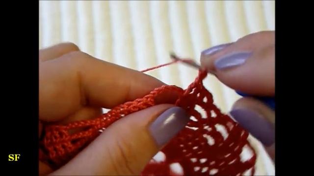 How to Crochet a doily Part 2 КРУГЛАЯ САЛФЕТКА КРЮЧКОМ Схема Часть 2 смотреть онлайн
