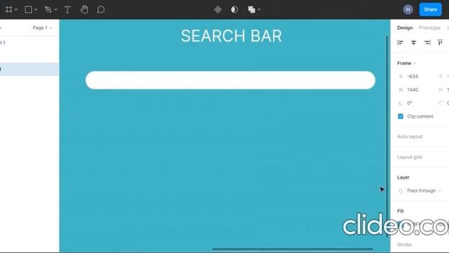 INTERACTIVE SEARCH BAR IN FIGMA смотреть онлайн
