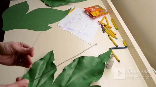 Лист из фоамирана 2мм для ростового пиона