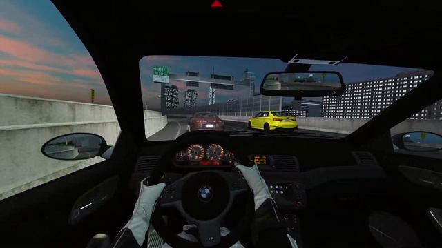 Hot Lap with the BMW E46 M3 on the Fukuoka Expressway | Assetto Corsa смотреть онлайн