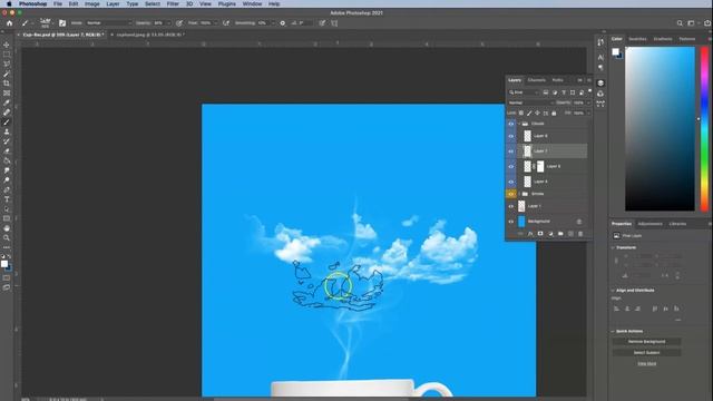 Photoshop Brush Usage Tutorial | Digital Design | Photoshop Tutorial смотреть онлайн