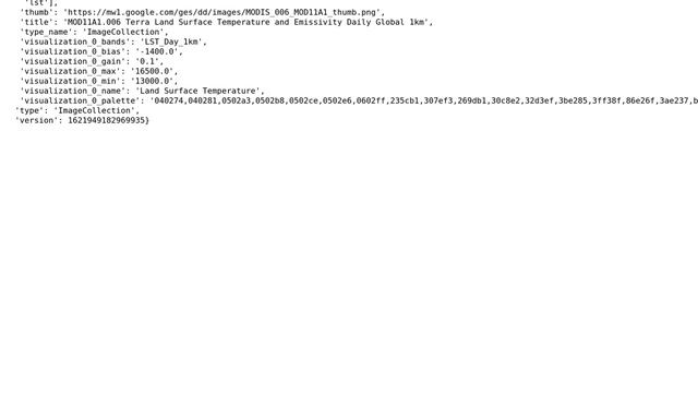 GIS: Storing image collection as array using Google Earth Engine Python API смотреть онлайн