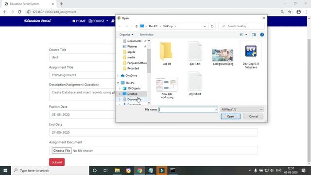 Education Portal Project | E Learning Project | Python Django Project | Assignment Management смотреть онлайн
