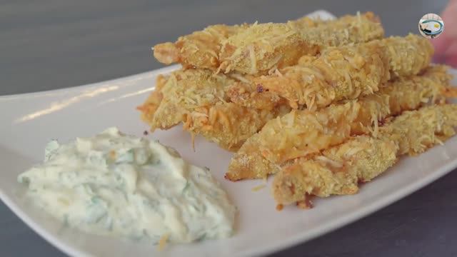 Куриные стрипсы лучше, чем наггетсы. Готовим в духовке смотреть онлайн