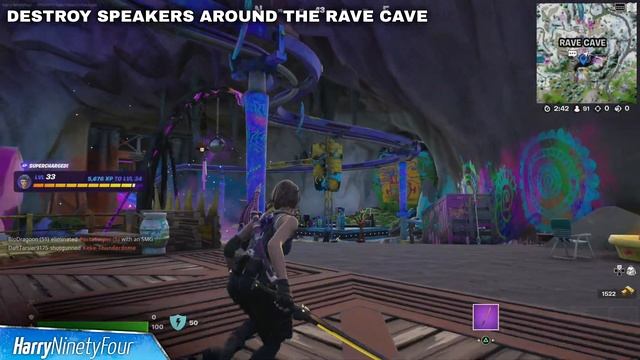 Stop the Music at the Rave Cave Location - Fortnite смотреть онлайн