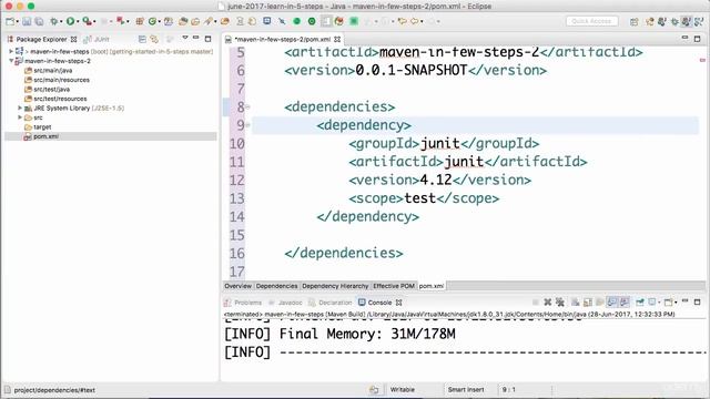 Spring framework Tutorial (029 Step 4   How does Maven Work)