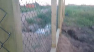 Деревянные откатные ворота
