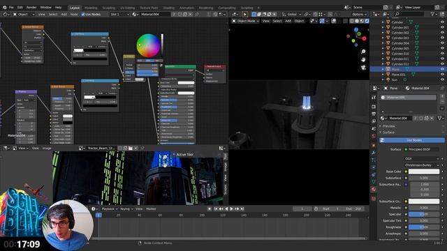 Blender Sci-Fi Blitz 6 - Season Finale! Death Star Tractor Beam Control Room | Highlights смотреть онлайн