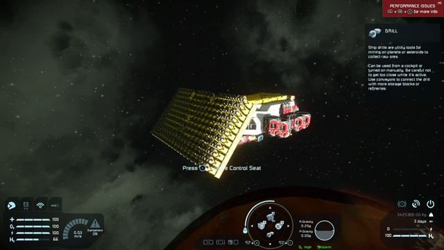 Space Engineers: Large Asteroid Miner смотреть онлайн