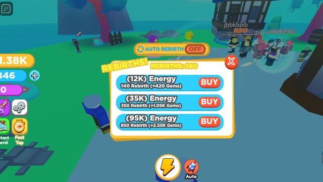 играю в Anime clicker simulator/Roblox. смотреть онлайн