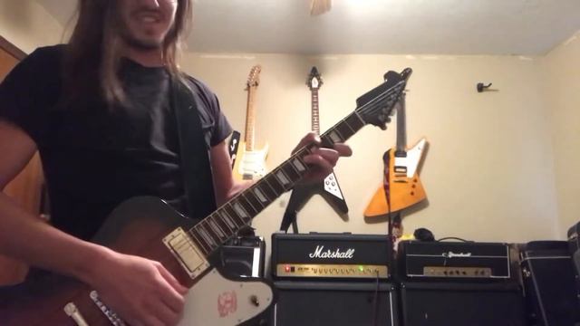Gibson Firebird through cranked Marshall смотреть онлайн