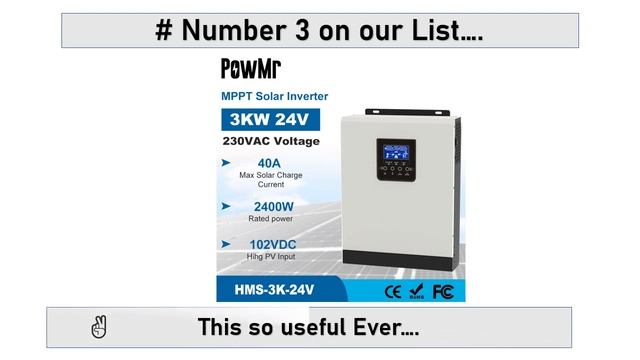 Top 5 Best PowMr Solar Inverters | PowMr MPPT Hybrid Solar Inverter смотреть онлайн