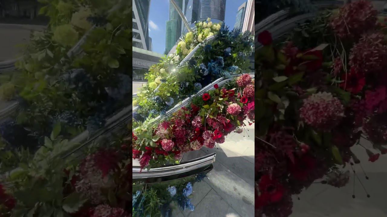 Цветочная эмблема Транснефти рядом с офисом #транснефть смотреть онлайн