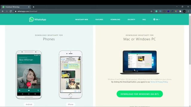 How To Install WhatsApp On Laptop In Windows 10 | 2021 смотреть онлайн
