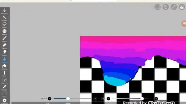 Как рисовать радугу в ibis paint X????