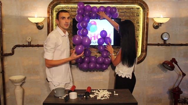 Буква из шаров "Б" (Balloon letter Б) смотреть онлайн