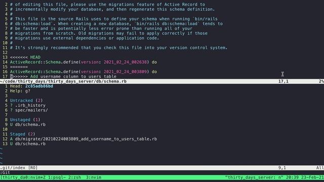 Resolve a Git Merge Conflict within Vim | Vim ? Tips and Tricks смотреть онлайн