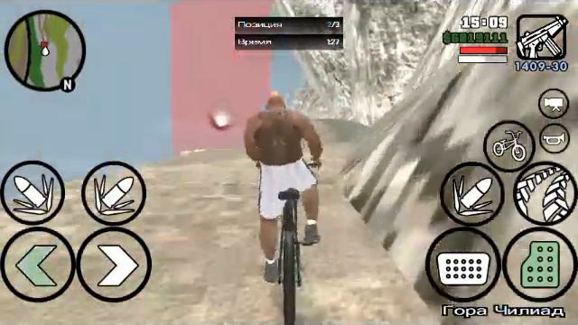 Прохождение GTA San Andreas #30 - Гонки на горе (3) смотреть онлайн